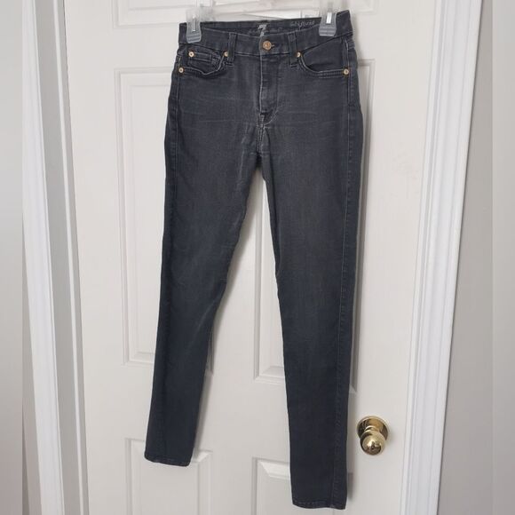 7 For All Mankind high waist skinny jean size 25 - Picture 1 of 6
